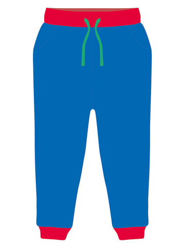 Toby Tiger Spodnie w kolorze niebiesko-czerwonym