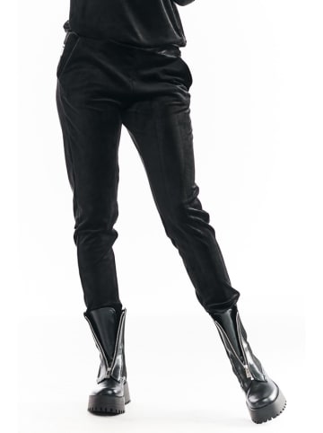 Awama Spodnie w kolorze czarnym