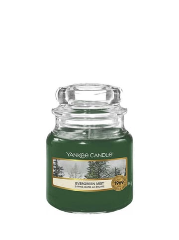 Yankee Candle Mała świeca zapachowa - Evergreen Mist - 104 g