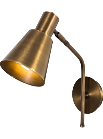 Opviq Wandlamp "Sivani" goudkleurig - (B)14 x (H)36 cm