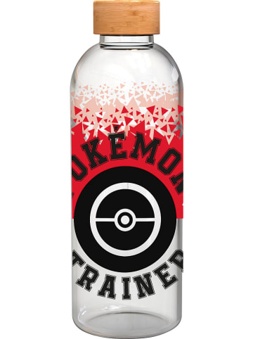 Pokémon Trinkflasche "Pokemon" in Schwarz/ Rot/ Transparent - 1 l