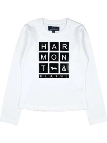 Harmont&Blaine Koszulka w kolorze biało-czarnym