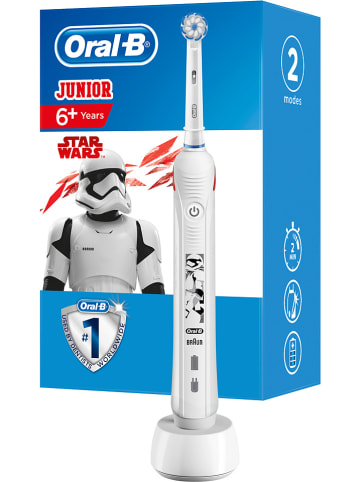 Oral-B Elektrische tandenborstel "Junior Starwars" wit/grijs