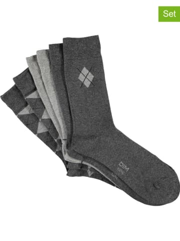 DIM 3-delige set: sokken grijs