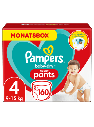 Pampers Pieluszki (160 szt.) "Baby Dry Pants" - rozmiar 4, 9-15 kg