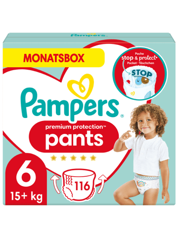 Pampers Maandpak luiers "Premium Protection Pants", mt. 6, 15+ kg (116 stuks)