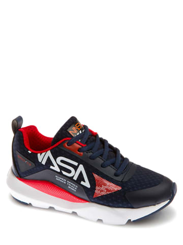 Nasa Sneakers donkerblauw/rood
