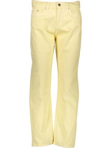 Karl Lagerfeld Dżinsy "Pastel" - Straight fit - w kolorze żółtym