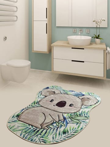 Colorful Cotton Badmat "Koala" grijs/groen