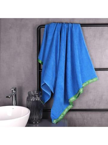 Benetton Ręcznik plażowy w kolorze niebieskim - 160 x 90 cm