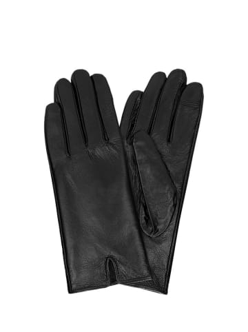 Wojas Skórzane rękawiczki w kolorze czarnym