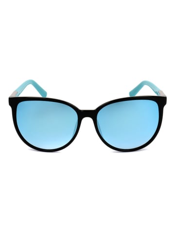 Furla Damskie okulary przeciwsłoneczne w kolorze czarno-niebieskim