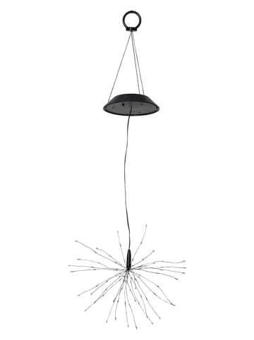 STAR Trading Decoratieve ledsolarhanger "Firework Solar" zwart - (H)50 cm