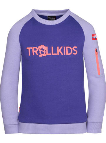 Trollkids Sweatshirt "Sandefjord" paars