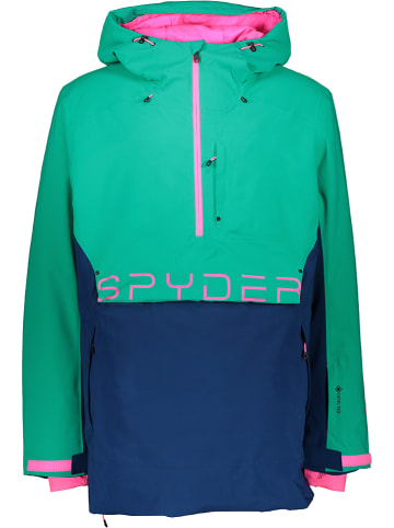 SPYDER Ski-/snowboardjas "Signal GTX" groen/blauw/roze