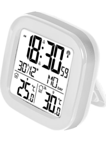 Fackelmann Cyfrowy termometr w kolorze białym - 9 x 9 cm