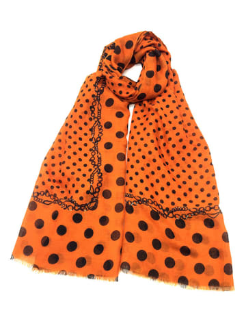 Summer Accessories Sjaal oranje/meerkleurig - (L)185 x (B)92 cm