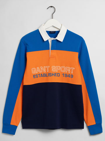 Gant Poloshirt donkerblauw/oranje