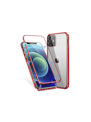 Unotec Full body case voor iPhone 12 Mini rood