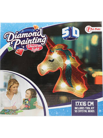 Toi-Toys Kreativset "Diamond painting: Einhorn-Lampe" - ab 5 Jahren