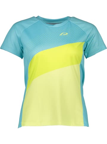 Protective Koszulka kolarska "MX 60" w kolorze turkusowo-limonkowym
