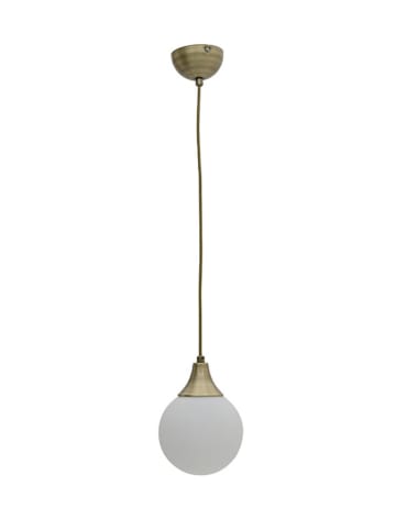 InArt Lampa wisząca w kolorze złoto-białym - Ø 15 cm
