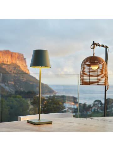 Lumisky Lampa zewnętrzna LED "Kelly" w kolorze khaki - wys. 38 x Ø 10 cm