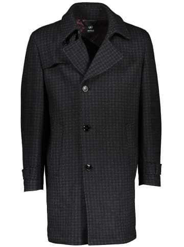 Strellson Wollen mantel "Grado" grijs/zwart