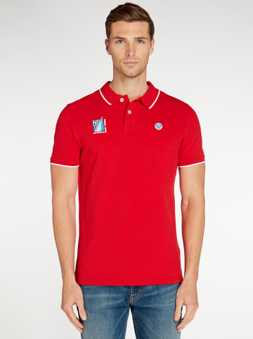 North Sails Poloshirt in Rot