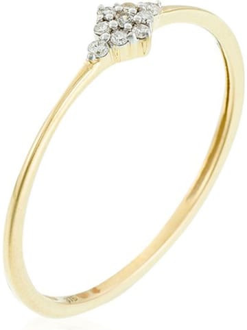 DIAMANTA Złoty pierścionek "Alma" z diamentami