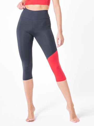 Anaissa Functionele legging donkerblauw/rood