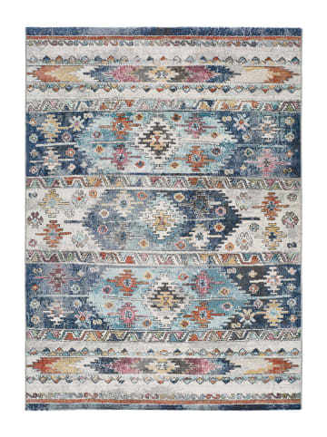 Atticgo Laagpolig tapijt "Mirva" grijs/blauw/meerkleurig