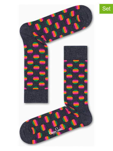 Happy Socks 2-delige set: sokken "Sunrise Dot" meerkleurig