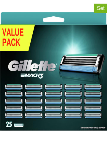 Gillette 25-delige set: scheerlemmeten "Mach3" zilverkleurig
