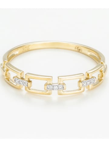 DIAMANTA Złoty pierścionek "Maillage" z diamentami