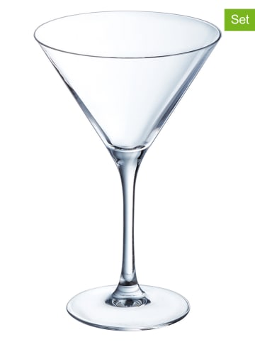 Luminarc 6-delige set: martiniglazen "Cocktail Bar" - 300 ml