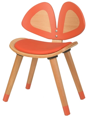 Woody Kid Store Kinderstoel "Mouse" oranje - (B)35 x (H)59 x (D)27 cm