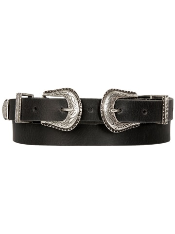 Cowboys Belt Leren riem zwart - (L)105 cm