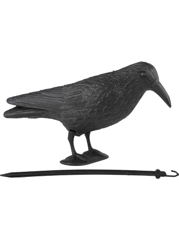 Profigarden Dekoracyjna figurka "Rabe" w kolorze czarnym - 38 x 13 x 11 cm