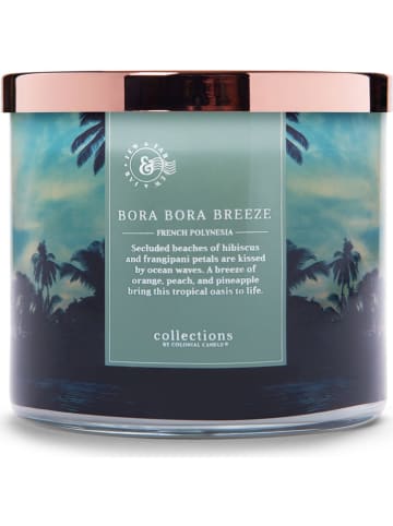Colonial Candle Duftkerze "Bora Bora Breeze" in Blau - 411 g