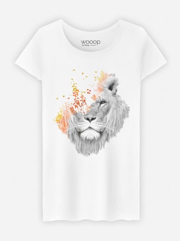 WOOOP Shirt "Roar" in Weiß