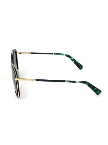 Longchamp Damen-Sonnenbrille in Grün-Gold/ Schwarz