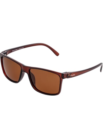 Simplify Damskie okulary przeciwsłoneczne "Ellis" w kolorze brązowym