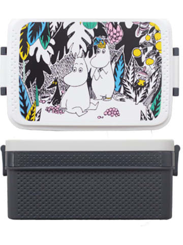 Rätt Start Lunchbox "Moomin" antraciet - (L)18,5 x (H)8 x (D)12 cm