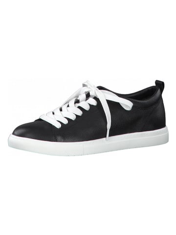 Tamaris Skórzane sneakersy w kolorze czarno-białym