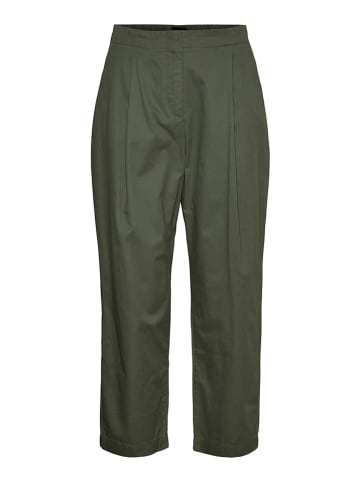 Vero Moda Spodnie "Charlie" w kolorze zielonym