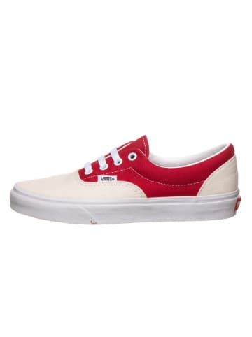Vans Sneakersy "Era" w kolorze kremowo-czerwonym