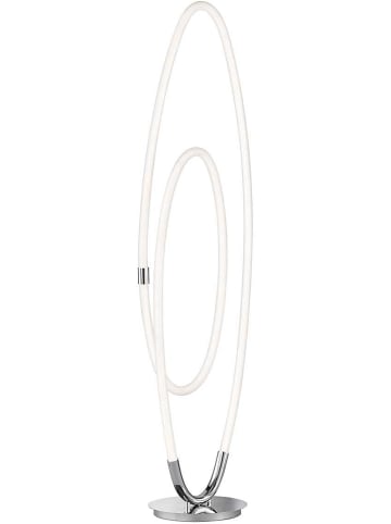 WOFI Lampa stojąca LED "Mira" w kolorze srebrnym - wys. 140 cm