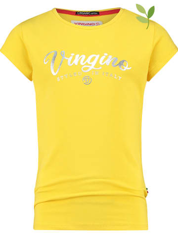 Vingino Koszulka w kolorze żółtym