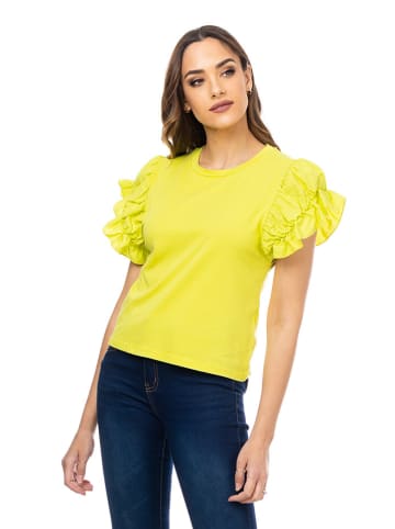 Tantra Bluzka w kolorze limonkowym